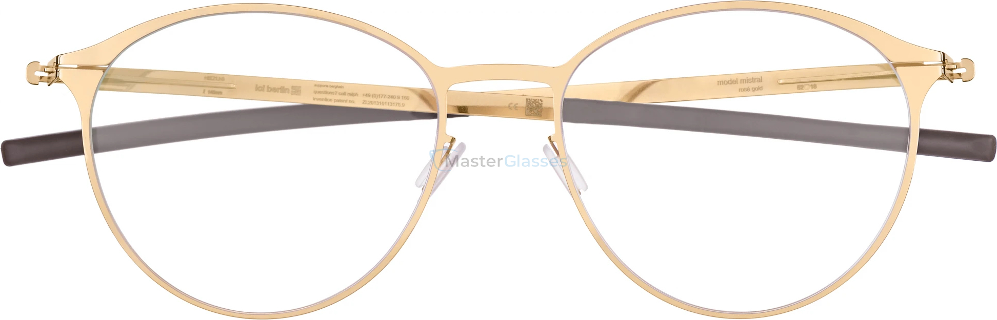  Ic! Berlin Mistral Rose-Gold Warm Grey RX-Clear Flex