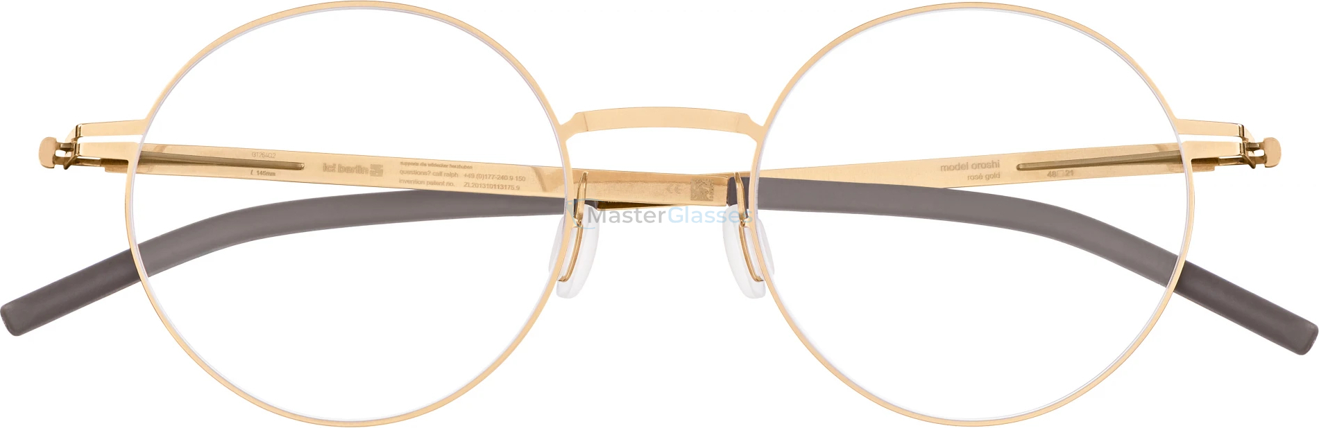 ������ Ic! Berlin Oroshi SE Rose-Gold Warm Grey RX-Clear Flex