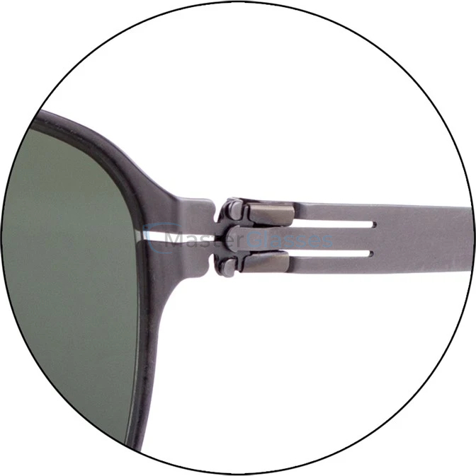 Солнцезащитные очки Ic! Berlin Sebastian S. Graphite Warm Grey Green Flex