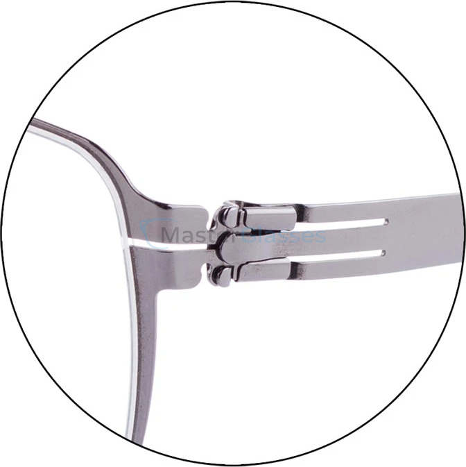 Оправа Ic! Berlin Tom B. Gun-Metal Black RX-Clear Flex