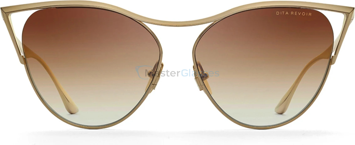   DITA REVOIR// WHITE GOLD - W/DARK BROWN TO CLEAR DTS509-59-01