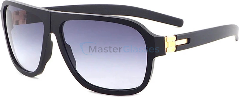   Ic! Berlin Power Law Black-Rough Matt-Gold Black-Clear Slim Fit