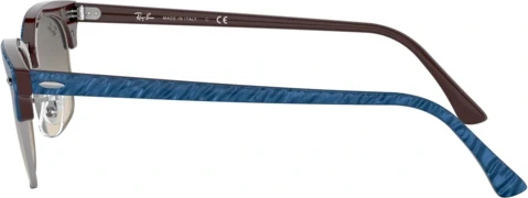Солнцезащитные очки Ray-Ban Clubmaster Square RB3916 131032 Top Wrinkled Blue On Brown