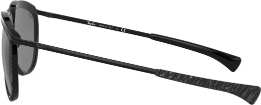 Солнцезащитные очки Ray-Ban Olympian Aviator RB2219 1305B1 Top Wrinkled Black On Black