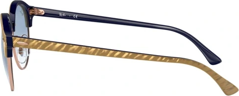 Солнцезащитные очки Ray-Ban Clubround RB4246 13063F Top Wrinkled Beige On Blue