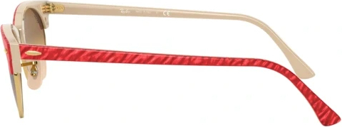 Солнцезащитные очки Ray-Ban Clubmaster Oval RB3946 130851 Top Wrinkled Red On Beige