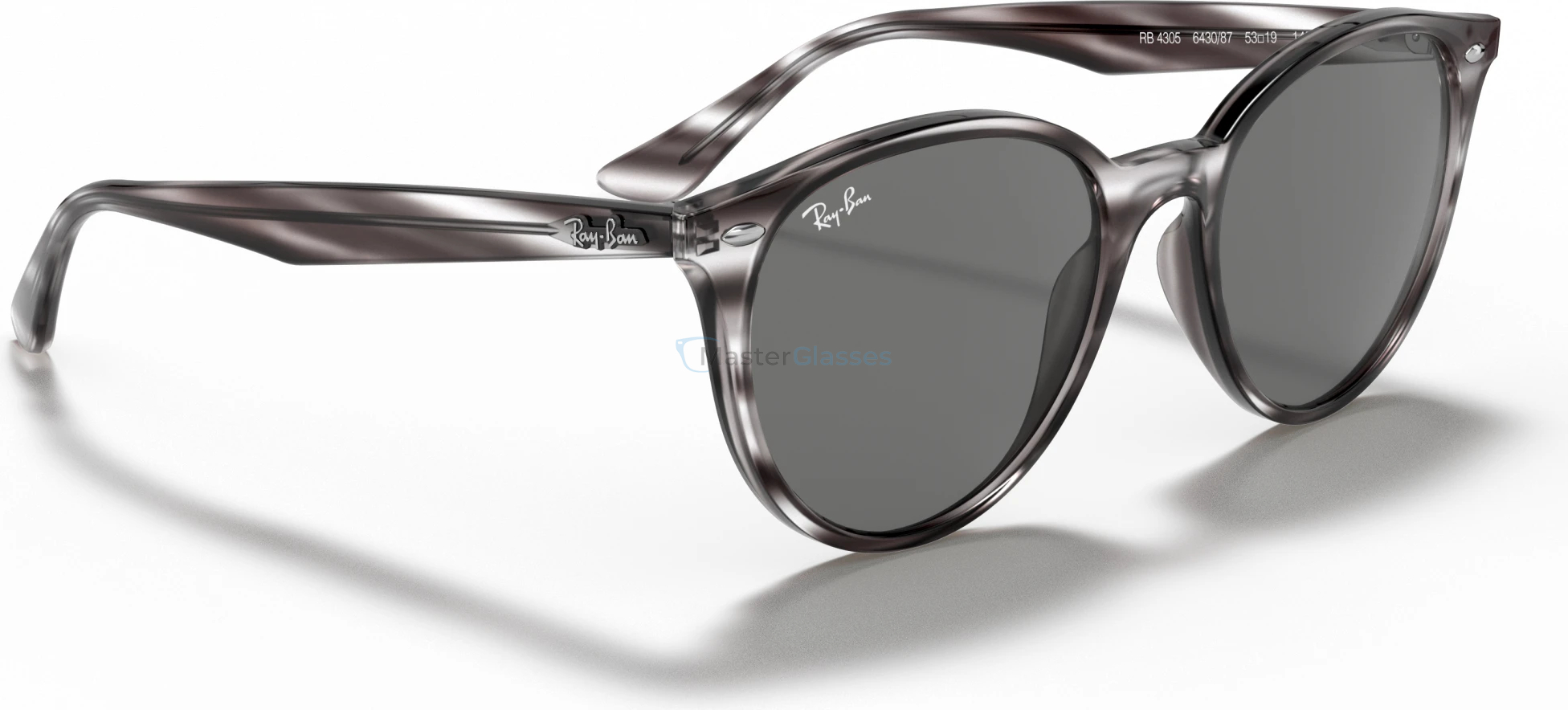   Ray-Ban RB4305 643087 Striped Grey Havana