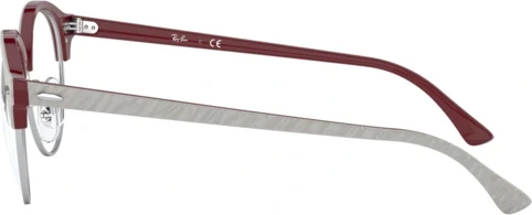 Оправа Ray-Ban Clubround RX4246V 8050 Top Wrinkled Grey On Brodeaux
