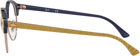 ������ Ray-Ban Clubround RX4246V 8051 Top Wrinkled Beige On Blue