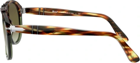   Persol PO0649 1122A6 Striped Brown/transp Green