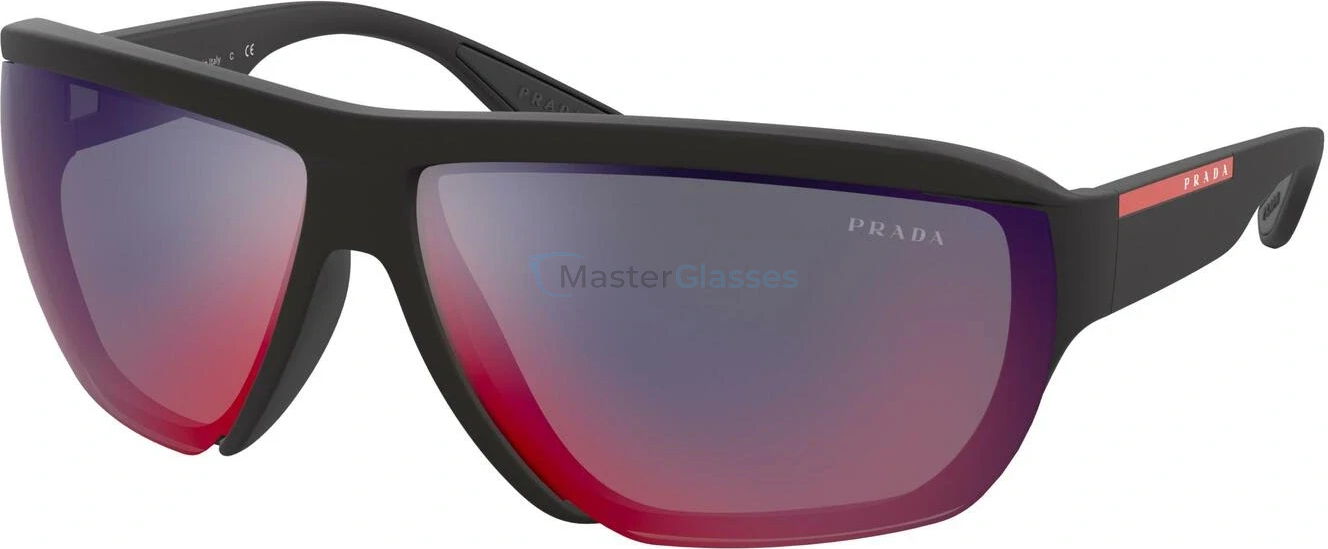 �������������� ���� Prada Linea Rossa PS 09VS DG008F Rubber Black