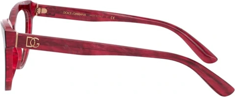 Оправа Dolce & Gabbana DG3332 3271 Top Black On Bordeaux Marble