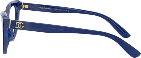 ������ Dolce & Gabbana DG3332 3273 Top Black On Blue Marble