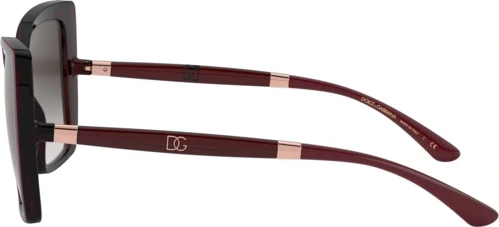 Солнцезащитные очки Dolce & Gabbana DG6138 32478G Bordeaux On Transp Bordeaux