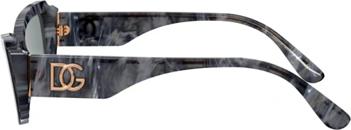 Солнцезащитные очки Dolce & Gabbana DG4382 327287 Top Black On Grey Marble