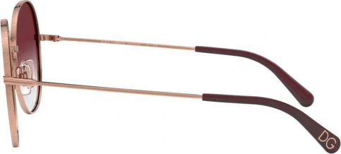 Солнцезащитные очки Dolce & Gabbana DG2243 13338H Pink Gold/bordeaux