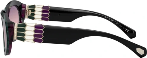 Солнцезащитные очки Bvlgari BV8227B 5485U6 Top Black/green/violet Transp