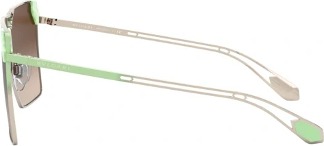 Солнцезащитные очки Bvlgari BV6147 278/13 Pale Gold/gradient Green