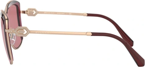Солнцезащитные очки Bvlgari BV6128B 201475 Pink Gold/burgundy