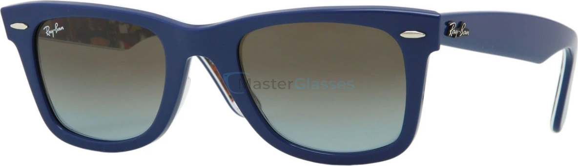 �������������� ���� Ray-Ban Wayfarer RB2140 112396 Top Blue On Texture Music