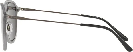 Солнцезащитные очки Polo PH4146 575587 Matte Transp Grey/dk Gunmetal