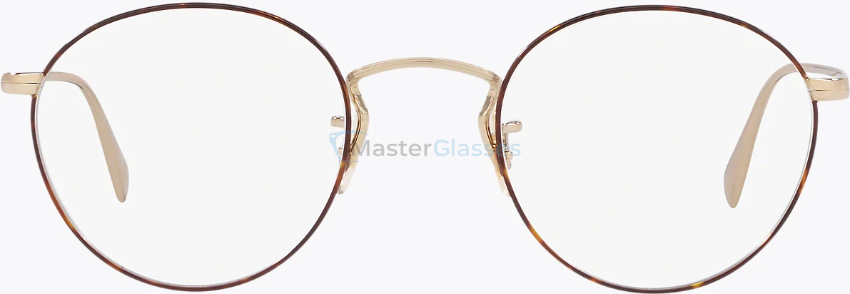  Oliver Peoples Coleridge OV1186 5295 Soft Gold/amber Dtbk Foil