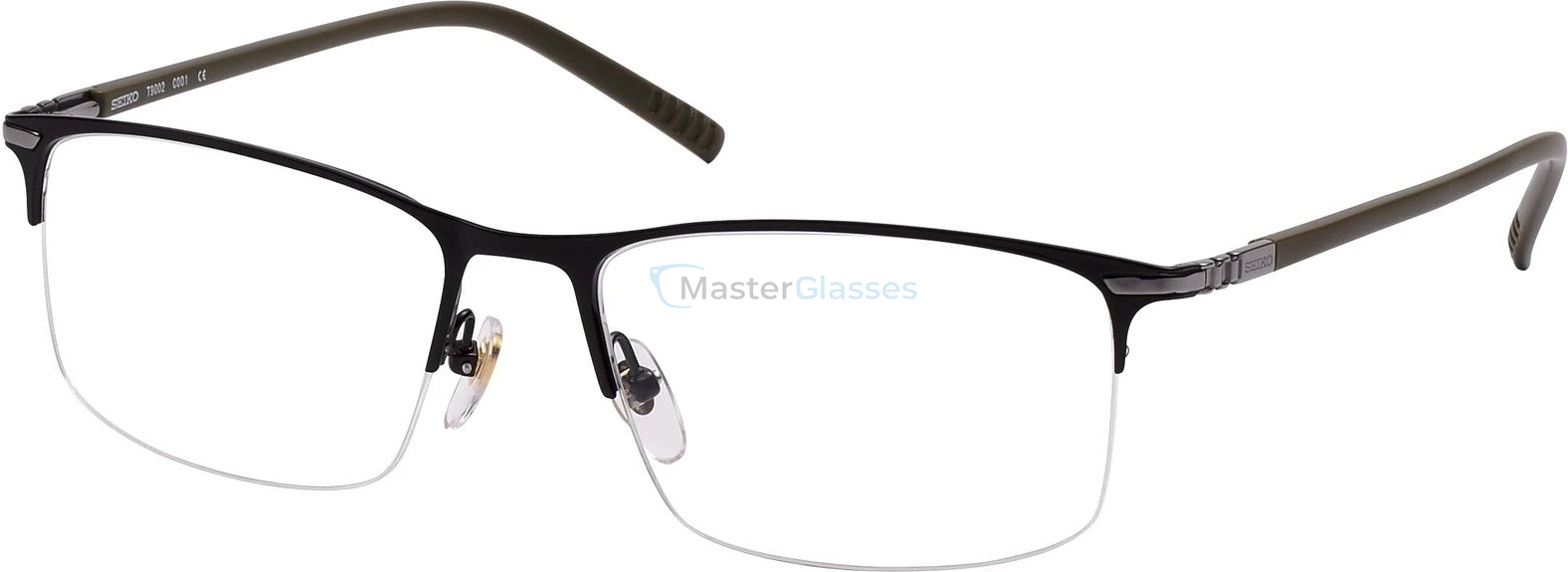 Оправа Seiko T9002 C001 BLACK/KHAKi