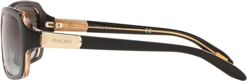 Солнцезащитные очки Ralph RA5130 58968G Shiny Black On Transp Brown