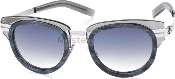   Ic! Berlin VegeTarian 1 Chrome-A Black-Clear Acetat