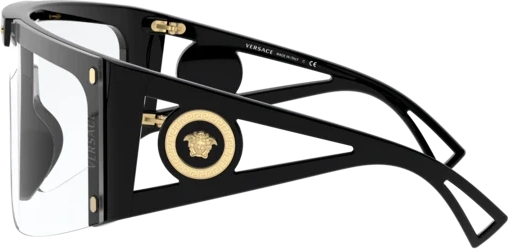 Солнцезащитные очки Versace VE4393 GB1/1W Black с дополнительными линзами