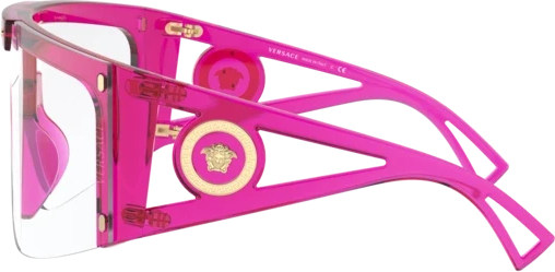 Солнцезащитные очки Versace VE4393 53341W Transparent Fuxia