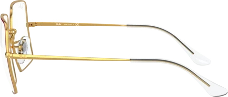 ������ Ray-Ban Square RX1971V 3106 Shiny Legend Gold On Top Red