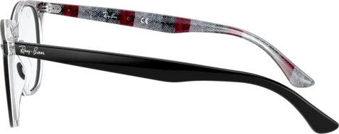 Оправа Ray-Ban Hexagonal RX7151 8089 Black On Chevron Grey/burgundy