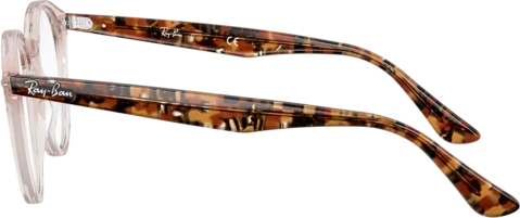  Ray-Ban RX2180V 8080 Transparent Light Brown