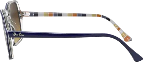 �������������� ���� Ray-Ban Square Ii RB1973 132085 Blue On Stripes Orange/blue