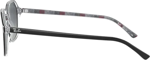 Солнцезащитные очки Ray-Ban John RB2194 13183A Black On Chevron Grey/burgundy