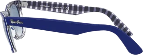 �������������� ���� Ray-Ban Wayfarer RB2140 13193F Blue On Vichy Blue/white