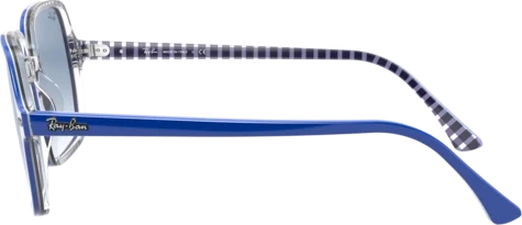 �������������� ���� Ray-Ban Square Ii RB1973 13193F Blue On Vichy Blue/white