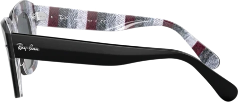 �������������� ���� Ray-Ban State Street RB2186 13183A Black On Chevron Grey/burgundy