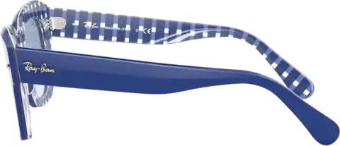 �������������� ���� Ray-Ban State Street RB2186 13193F Blue On Vichy Blue/white