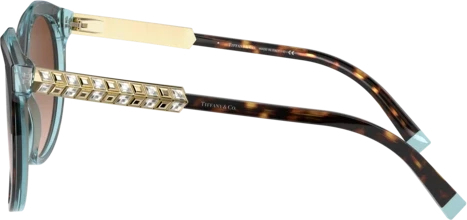 Солнцезащитные очки Tiffany TF4175B 82863B Havana On Crystal Tiffany Blue