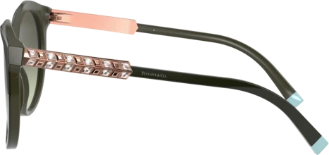 Солнцезащитные очки Tiffany TF4175B 83303M Green On Dark Green Transp