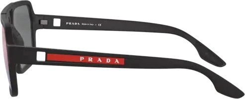   Prada Linea Rossa PS 01XS DG008F Black Rubber