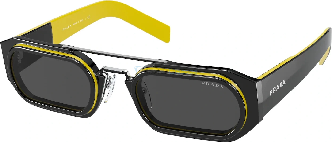   Prada PR 01WS 03L5S0 Black/yellow