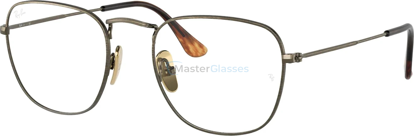  Ray-Ban Frank RX8157V 1222 Demigloss Antique Gold