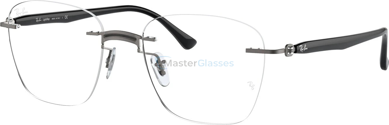  Ray-Ban RX8769 1128 Black On Sanding Gunmetal