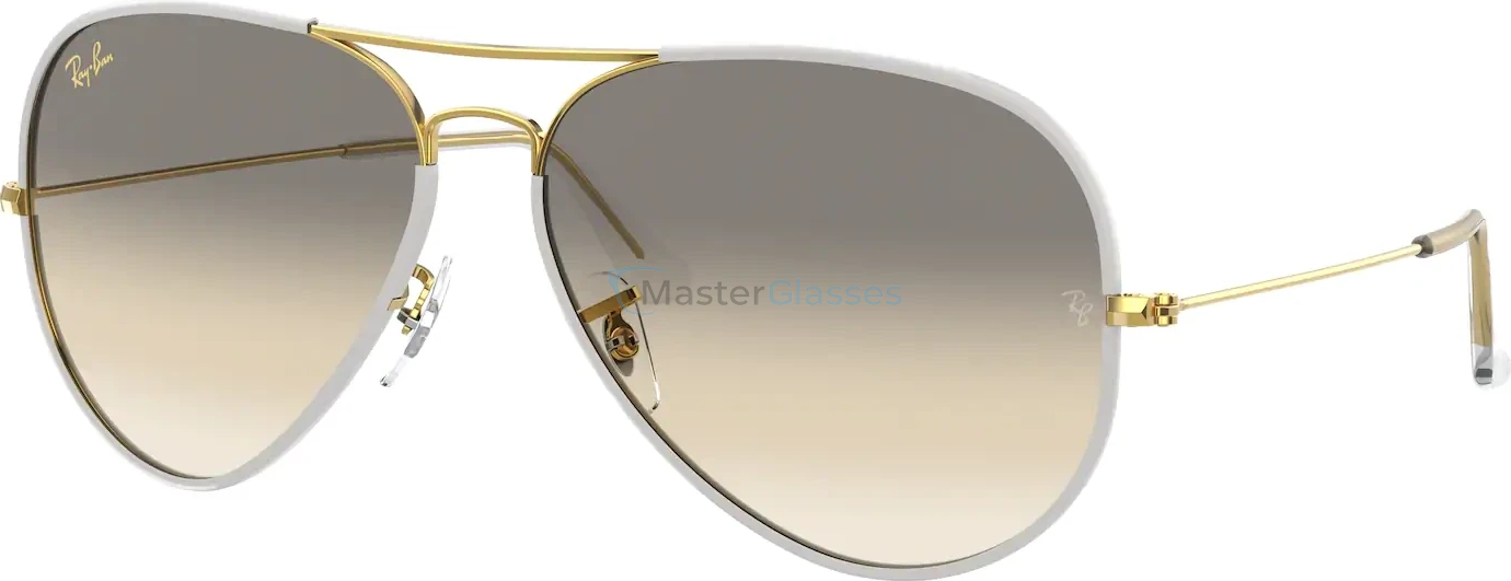   Ray-Ban Aviator Full Color RB3025JM 919632 Grey On Legend Gold