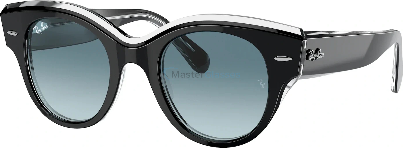   Ray-Ban Roundabout RB2192 12943M Black On Transparent
