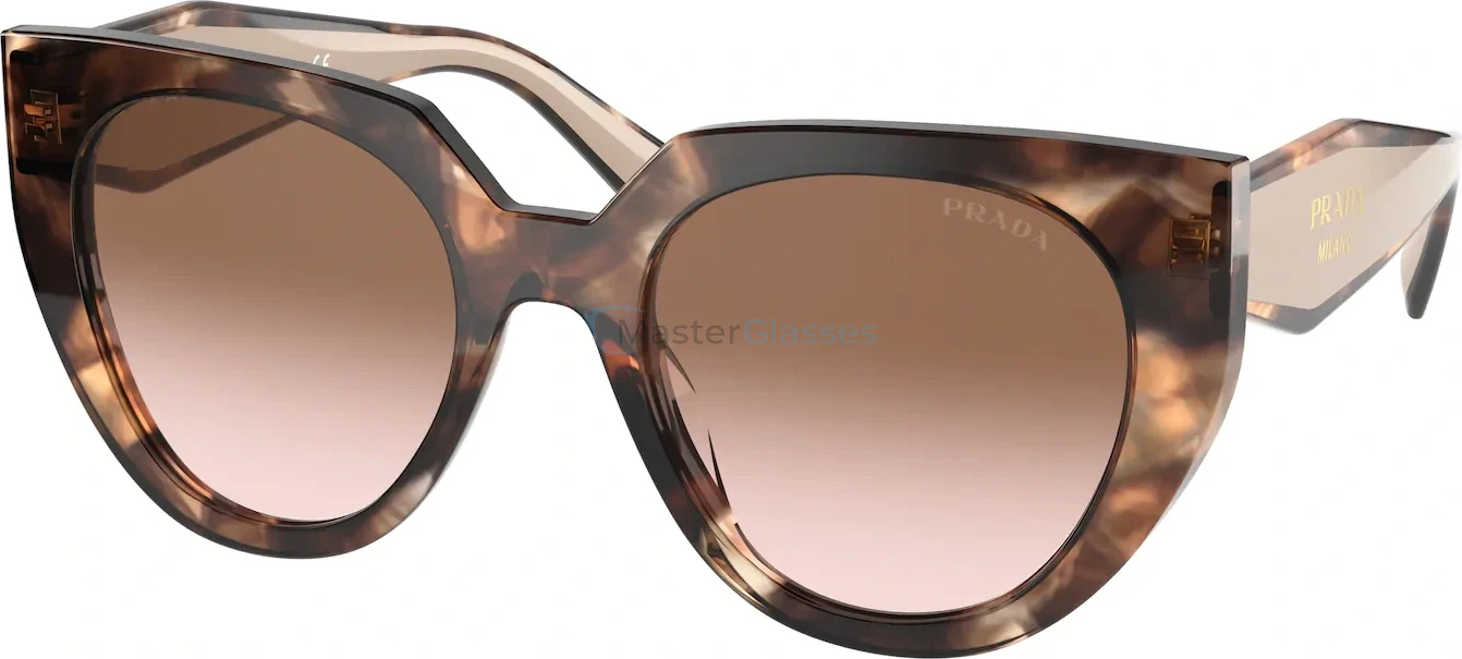   Prada PR 14WS 01R0A6 Caramel Tortoise/powder