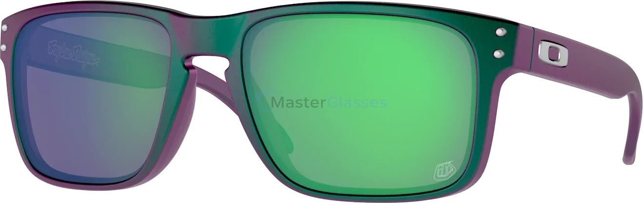   Oakley Holbrook OO9102 9102T4 Tld Matte Purple Green Shift